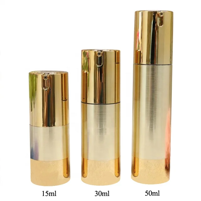 Fuyun Plastic Pet Bottle Wholesale Luxury Cosmetic Spray Vacuum Airless Serum Pump Lotion Bottle 30ml Frosted Plastic Bottle