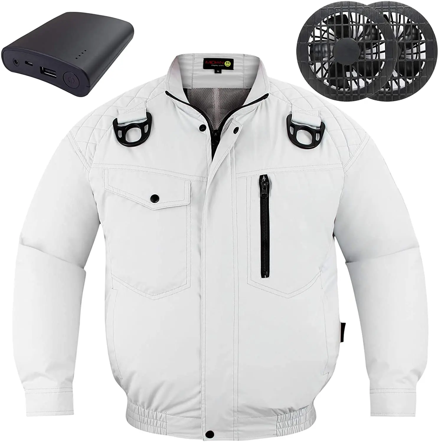 MIDIAN Водонепроницаемая настраиваемая Солнцезащитная Рабочая охлаждающая куртка