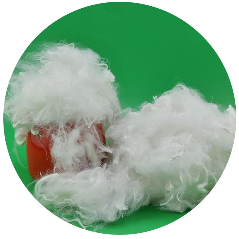 Factory Cotton Linter Wholesale Cotton Stuffing Pillow Filler 1.1D/3D*32/64Mm