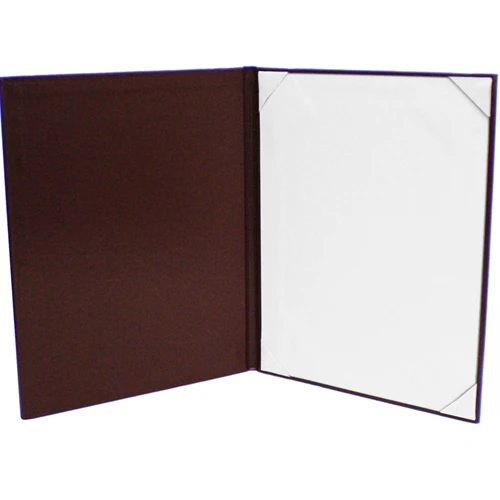 Award certificate cover leatherette a4 diploma holder with ribbon corners