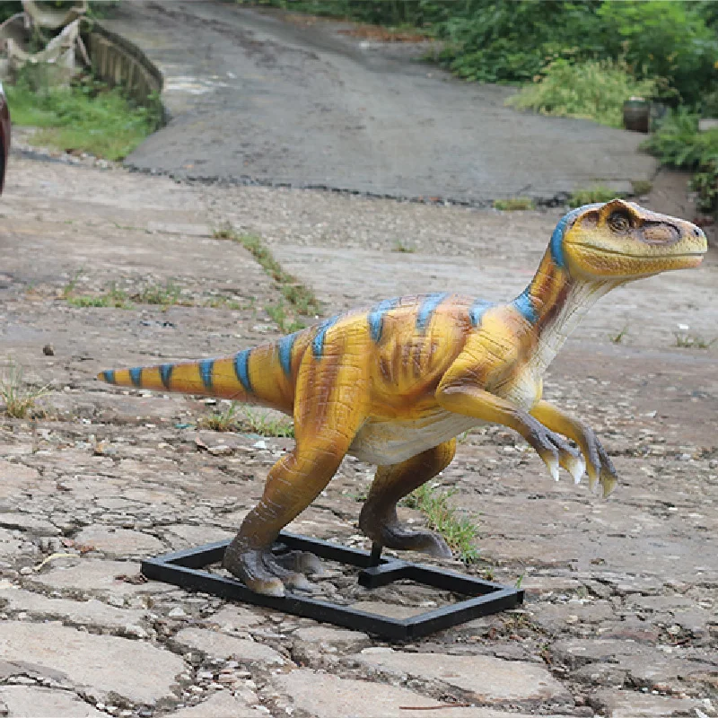 Large Custom Indoor Fiberglass Dinosaur Statue Model Life-Size Statues Garden Adventure Park