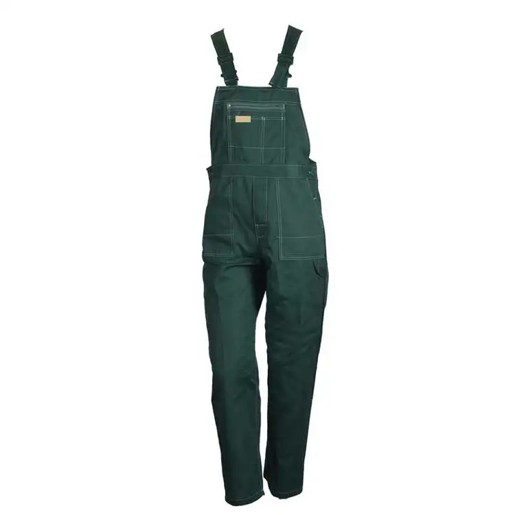 High quality multi pocket breathable labor insurance pants auto repair welding tooling suspenders one piece overalls
