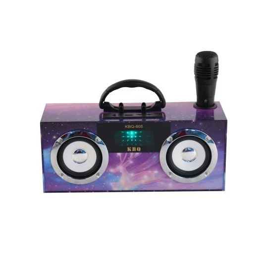 Беспроводной Bluetooth динамик 10 Вт деревянный Hifi портативный стерео колонки с микрофоном Поддержка карты памяти AUX для iphone Samsung для iphone