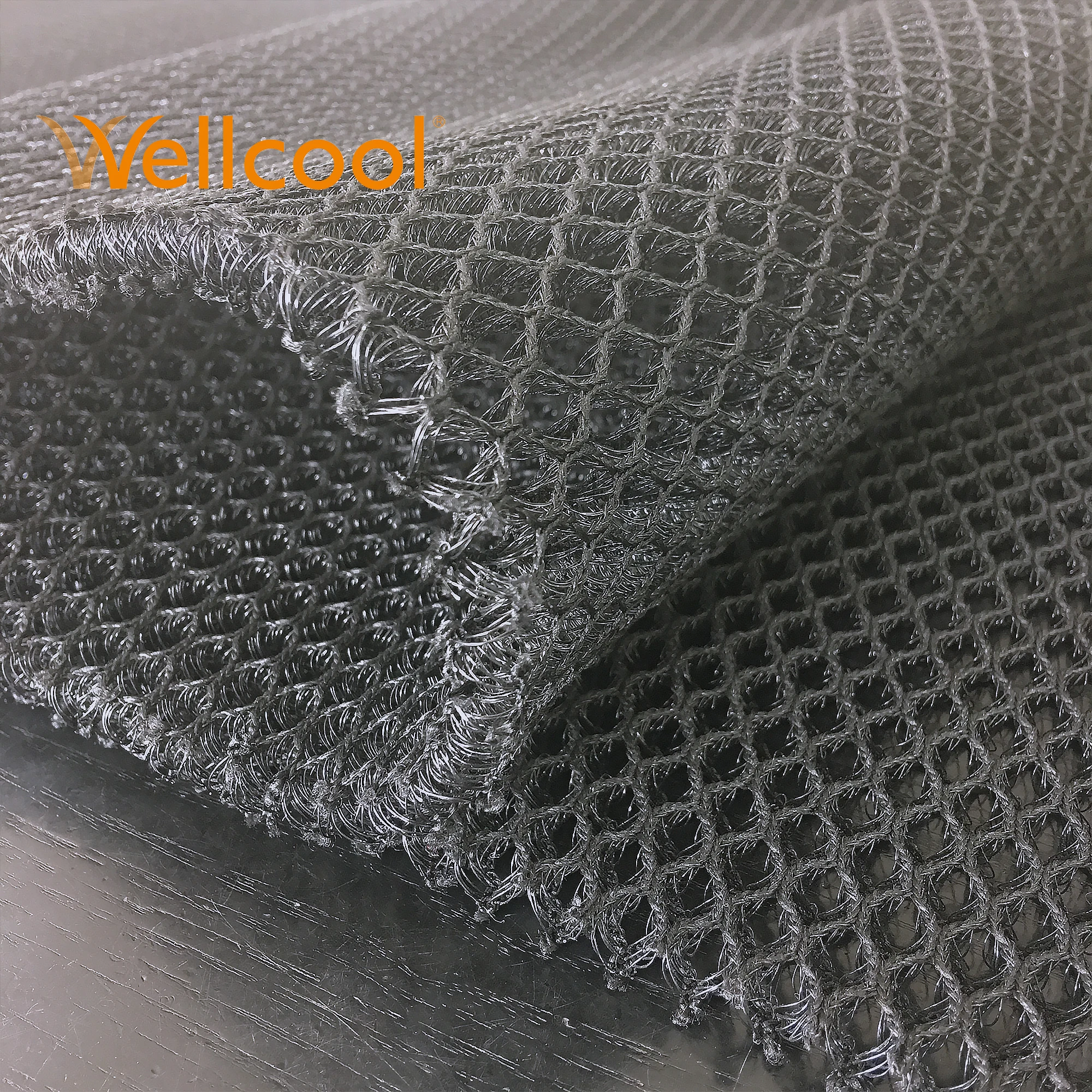  Big hexagon reduce pressure heat ventilation 8mm air mesh 3D spacer fabric for car motorcycle