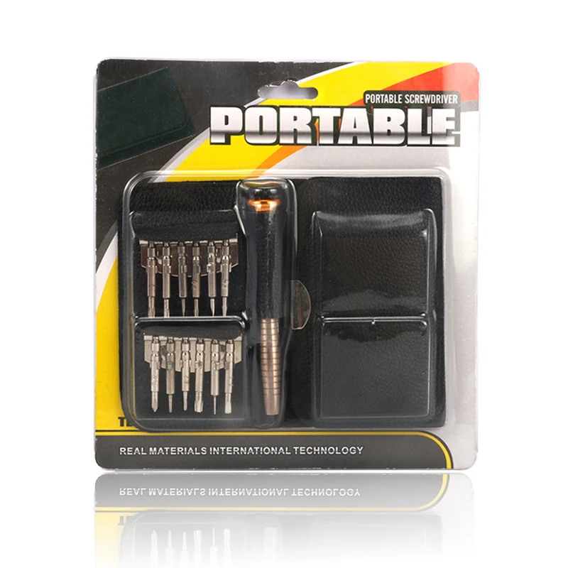 25 IN 1 accessory screwdriver smart phone tool kit screwdriver set for laptop and desktop diy hand computer fix tools