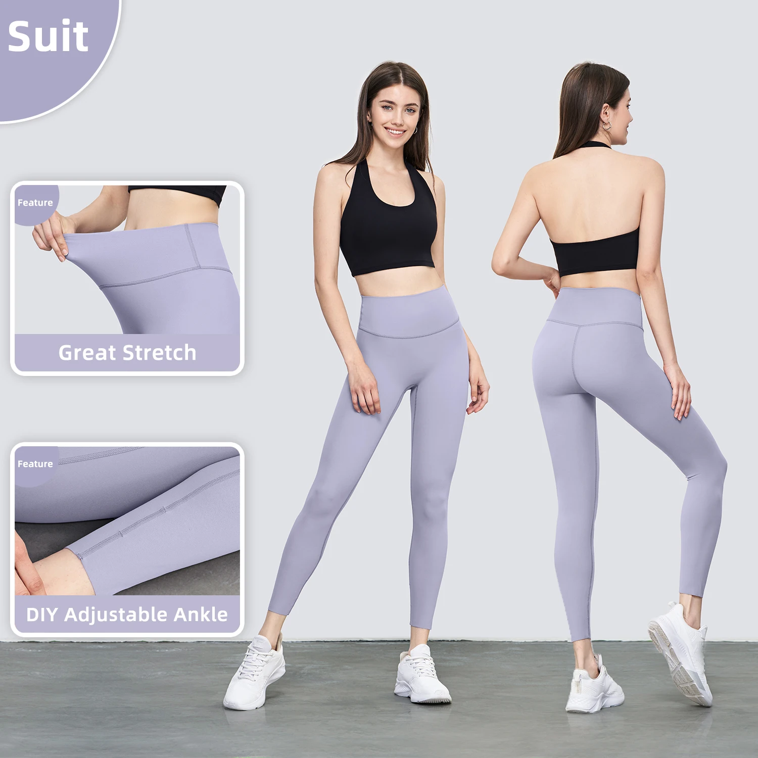 Nuls Free Quick Dry Skin Feeling New Color Sports Pants Yoga Leggings for Women