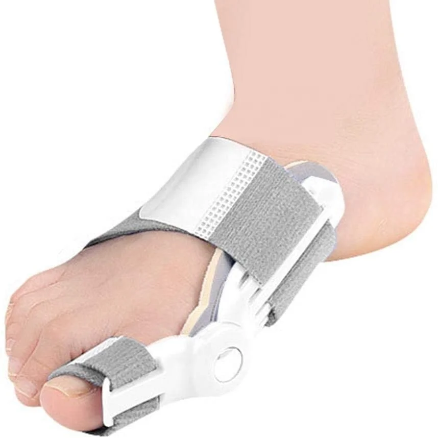 Valgus Corrector, Toe Separator 360 Rotatable Metal Bracket Medical Special Elastic Cloth Adjustable Strap with Fixing Plate (1600217872370)