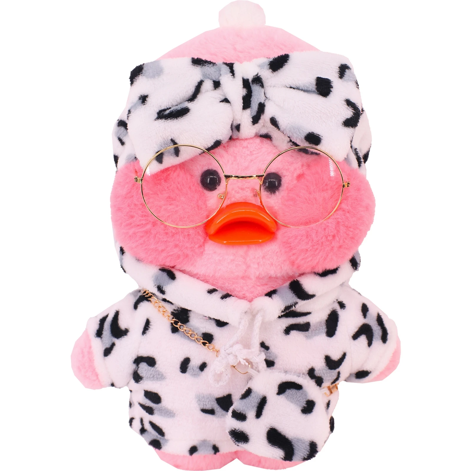 Brand new Custom Kawaii Toy Tiktok Plush Tok Duckling Lalafanfan Duck Clothes with high quality