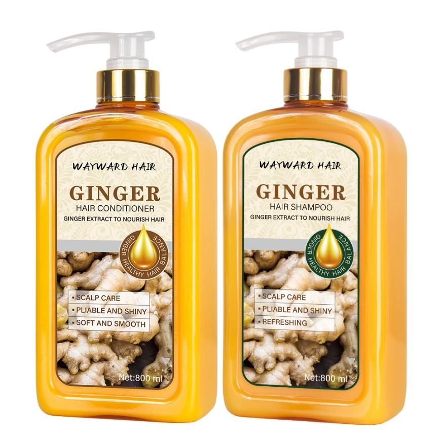 Частная этикетка оптом OEM имбирь Король Шампунь Для Волос