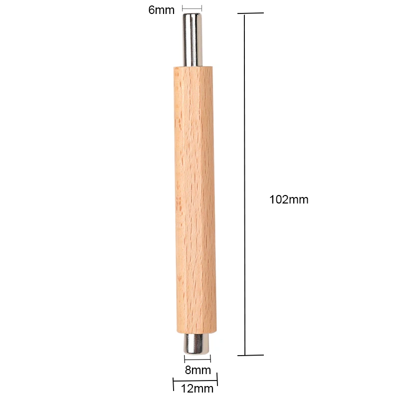 No Roll Nail Magnet Tool Double Head Wooden Art Super Strong Polish  Gel Cat Eye Design Magnetic DIY Manicure Magnet Stick