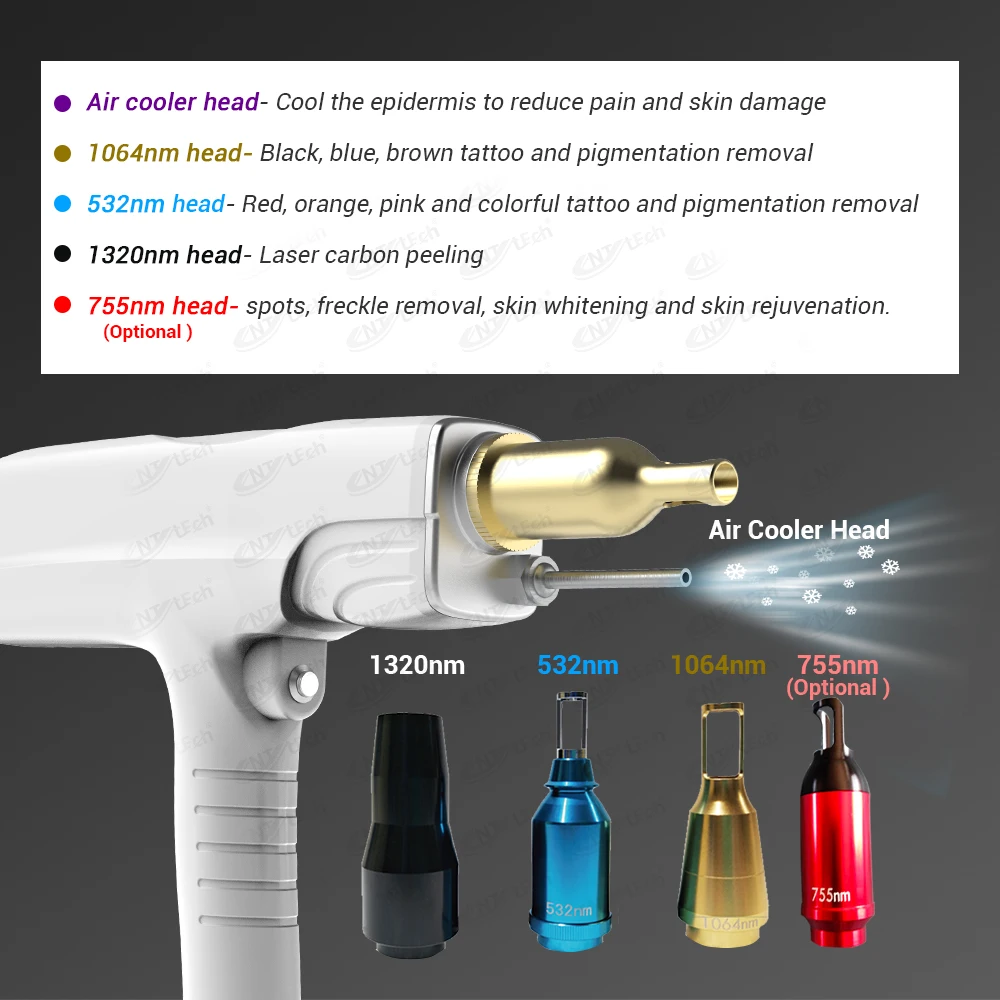 Professional buy nd yag laser q switched pico tattoo removal machine