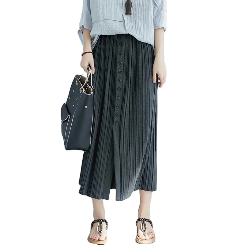 Wholesale Plus Size  Girl Fashion Style Casual Apparel Women  Long Skirt