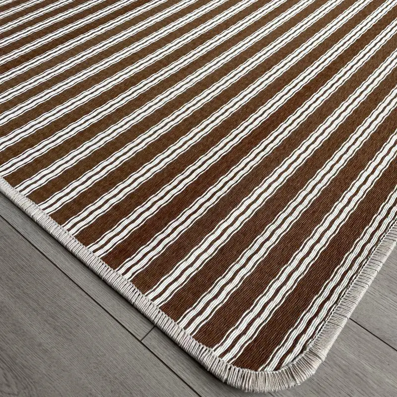 Bedroom Paper Rug 81% Paper 8% Cotton 11% Non-woven Fabric Living Room Rug 3.55MM Thickness Floor Paper Rug