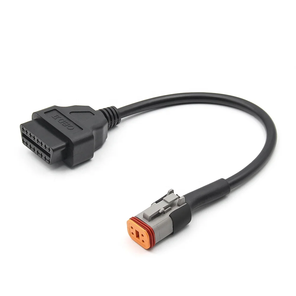 OBD Connecting Cable for Motorbike 4PIN To 16PIN OBD2 Connector Compatible For Harley Motorcycle