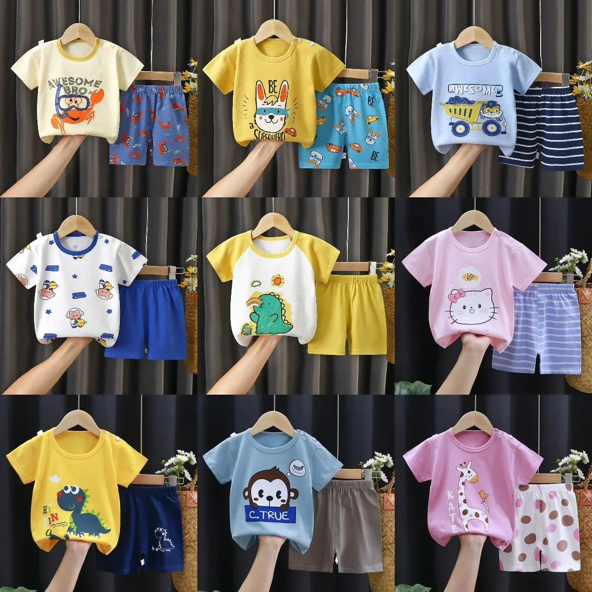 Детский комплект одежды детская рубашка и пирожное из двух предметов одежда для девочек