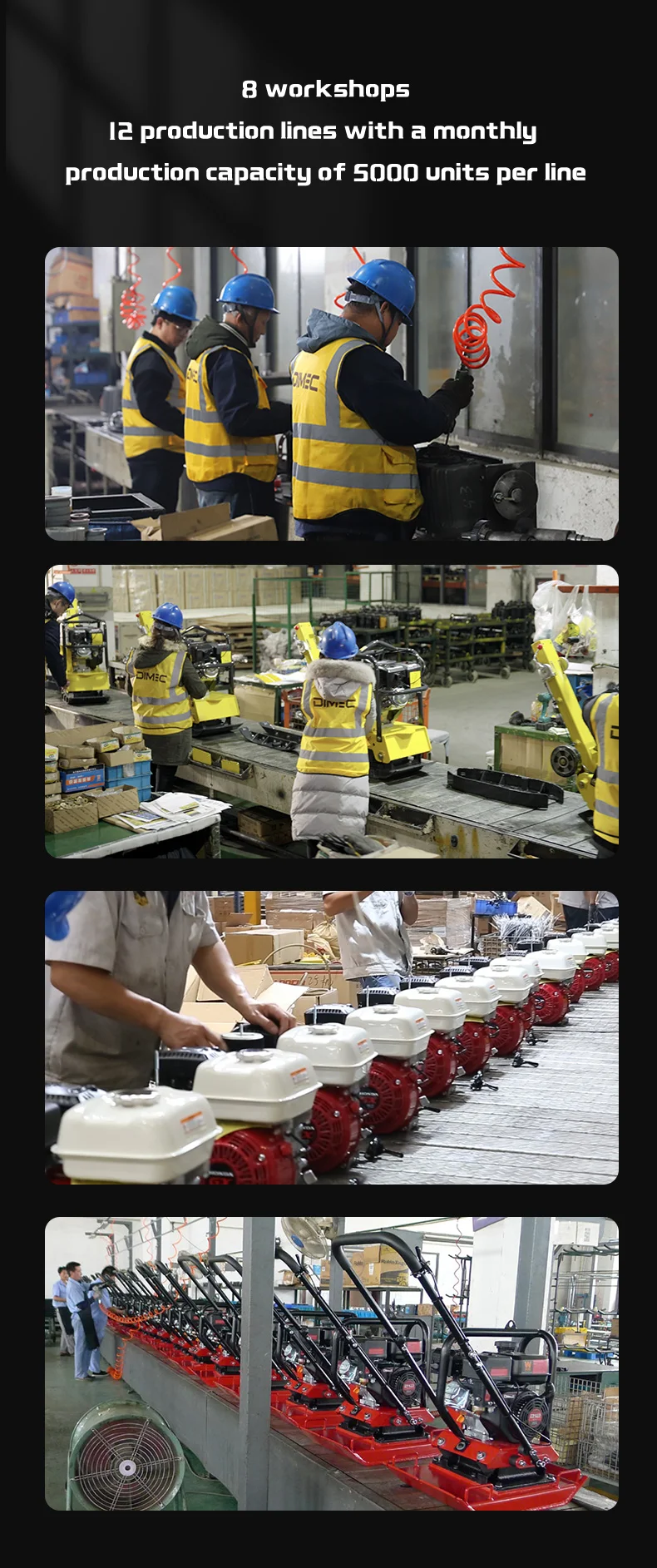 PME-CY80 Large Manual Concrete Compaction Equipment Double Way Hydraulic Reversible Vibrating Plate Compactor