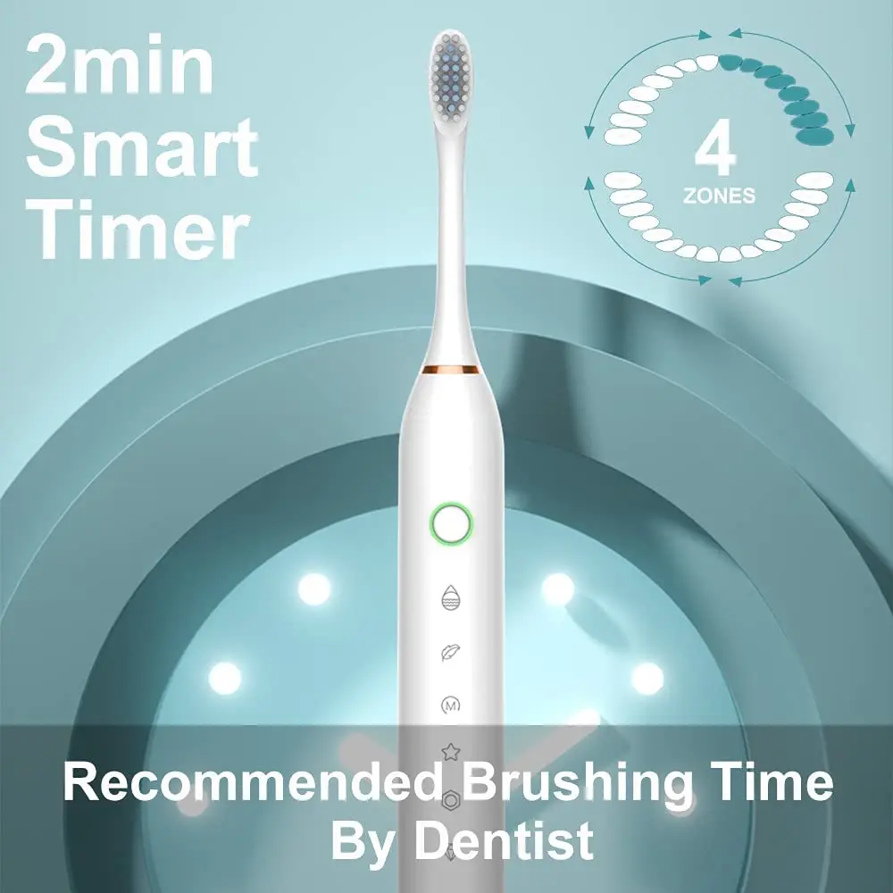 Wh-58 China Shenzhen Cheapest Electric Toothbrush OEM For Sale 6 Mode Rechargeable Sonic Power Toothbrush 42000