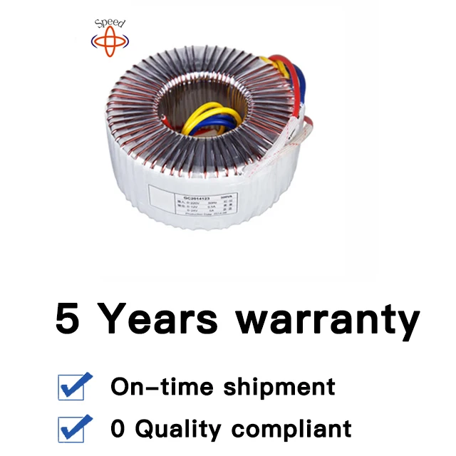 Customized custom  toroidal current  60v 100v 24 silicon core 48v smps pcb low frequency 1000w 24v power inductor transformer