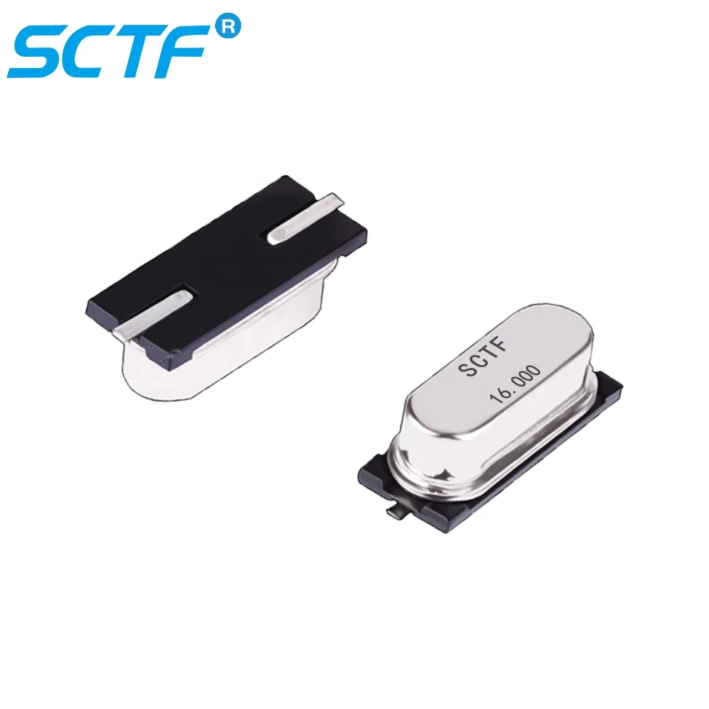 SCTF 16.000MHz Quartz Crystal Oscillator 16MHz 49SMD industry-standard crystal unit formed for SMD