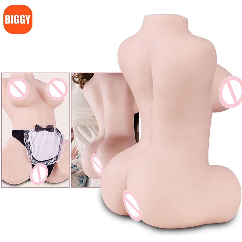 Automatic Cleaning Life Size Sex Doll US Warehouse Deliver Torso Vagina Masturbator Adult Sex Toy For Man Men Big Breast
