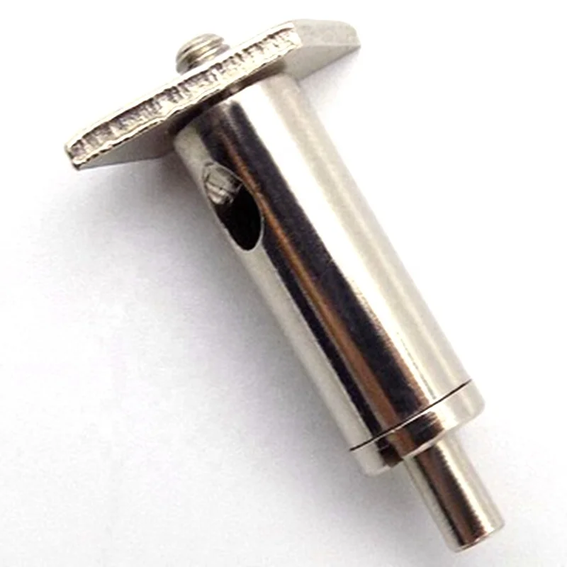 Brass Nickel Plated Picture Hanger Hook Poster Fast Rail Cable Hanger Cross Cable Gripper For 1.2mm -2.0mm Cable