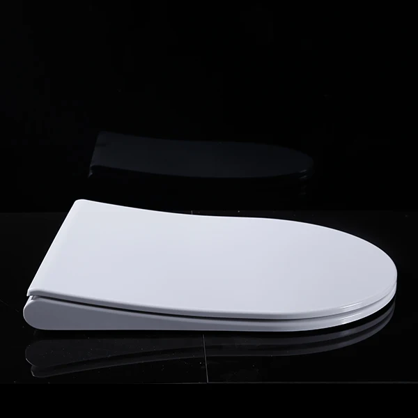 Surface Printing Custom Hygienic UF Sanitary Soft Close Slow Quick Release Lid D Shape Wc Toilet Seat Cover