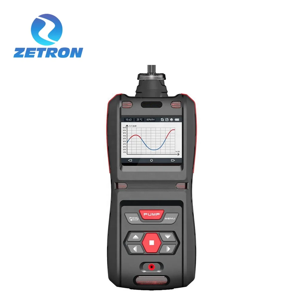 Zetron MS500-SO2 High Accuracy IP66 Portable SO2 Gas and other gases Multi Gas Detector 5 In 1