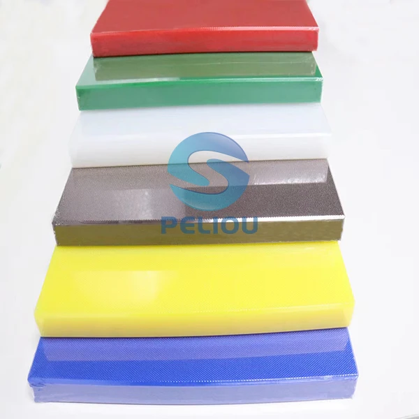 Износостойкая хорошая цена PE HDPE LDPE PP пластиковая разделочная доска 6 цветов