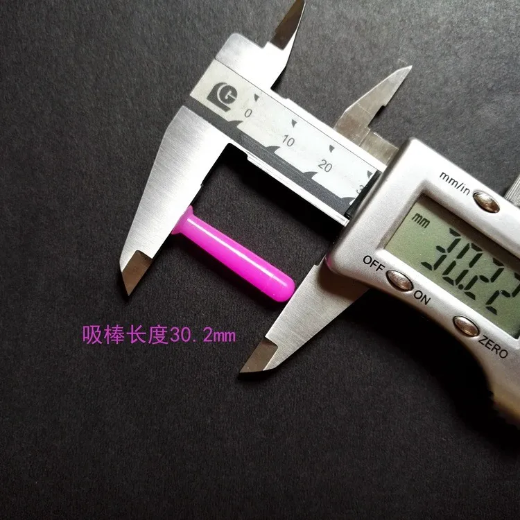 Soft RGP Silicone Safe 30*6mm Wear Remove Cosmetic Contact Lenses Silicone Wear Hollow Solid Stick Corneal Glasses Suction Rod