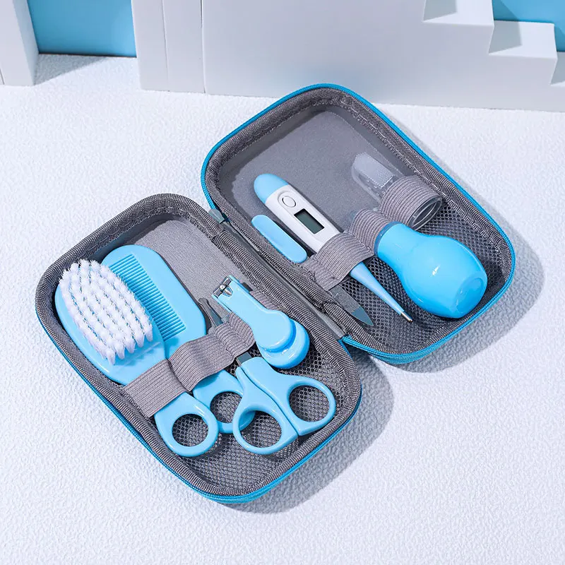 Wholesale Baby Nail Cutter Kit 8pcs Newborn baby Safe Body Care Manicure Set