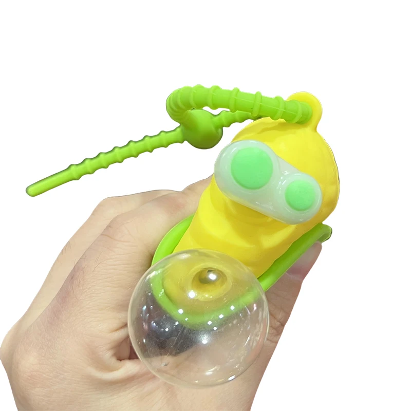 CXL Creative Funny Cute  silicone Corn Keychain Toy Squeezable Sensory Child Bubble Blowing Pop Eye Toy