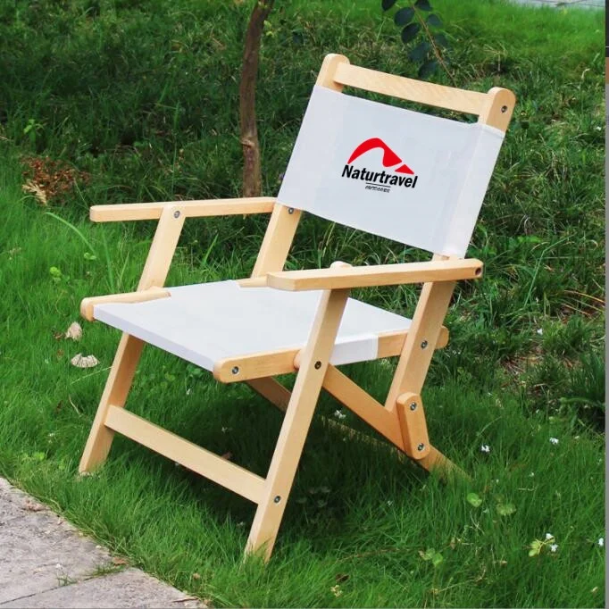 Naturtravel Coffee Garden Outdoor Camping Wood Beach Chair Pastoral Dinning Foldable Manufacturer Fishing Chair seat Furniture