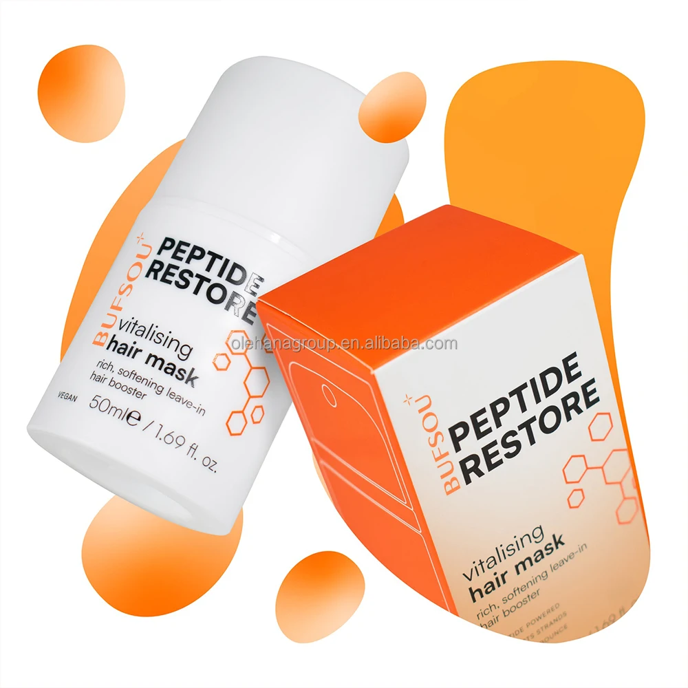 Hair Care Set Private Label Organic Jojoba Oil Peptides Collagen Hair Treatment Mask Hair Serum Oil