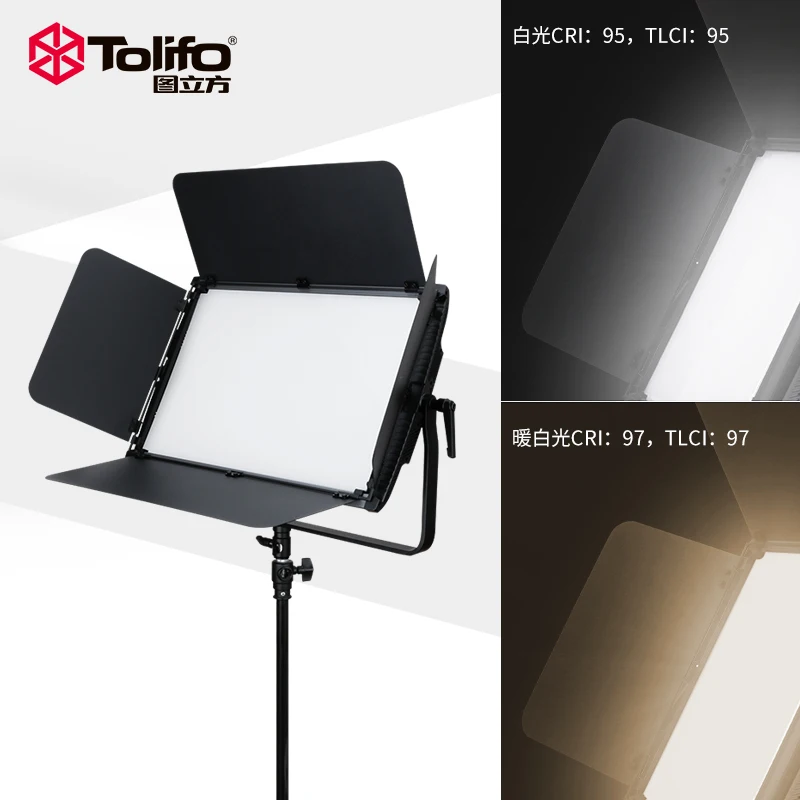 Tolifo New Ra95+ Support 2.4G Wireless Remote Control High Power 1500 Pcs SMD LED Soft Video Light Photo Studio Lighting