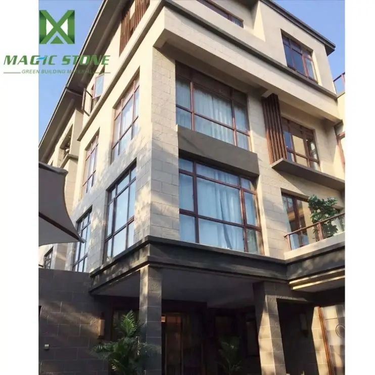 Factory Supply China Wholesale 18X35cm Black Quartz Stone Veneer