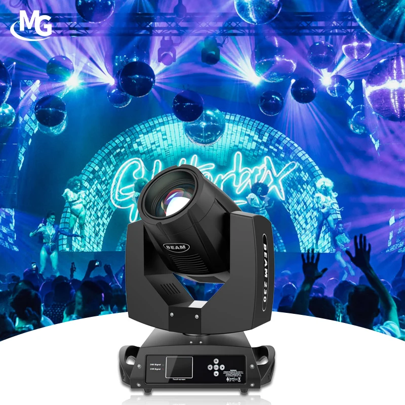 Stage Lighting DMX Beam 2307R 230W Sharp Beam Moving Headlights For DJ Disco Wedding