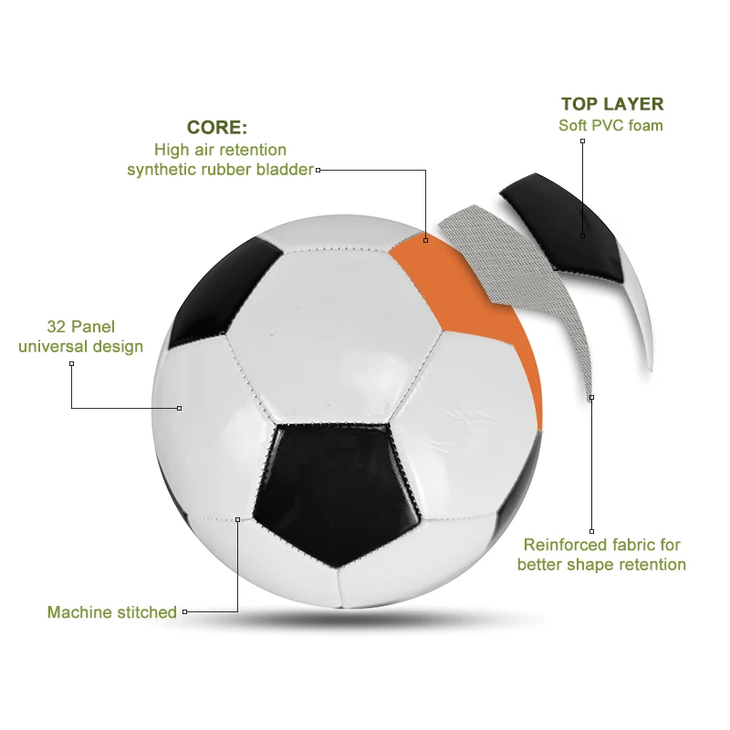 Pulei 2024 New Style Machine Stitched Hot Sale Sports Football size 5 soccer balls