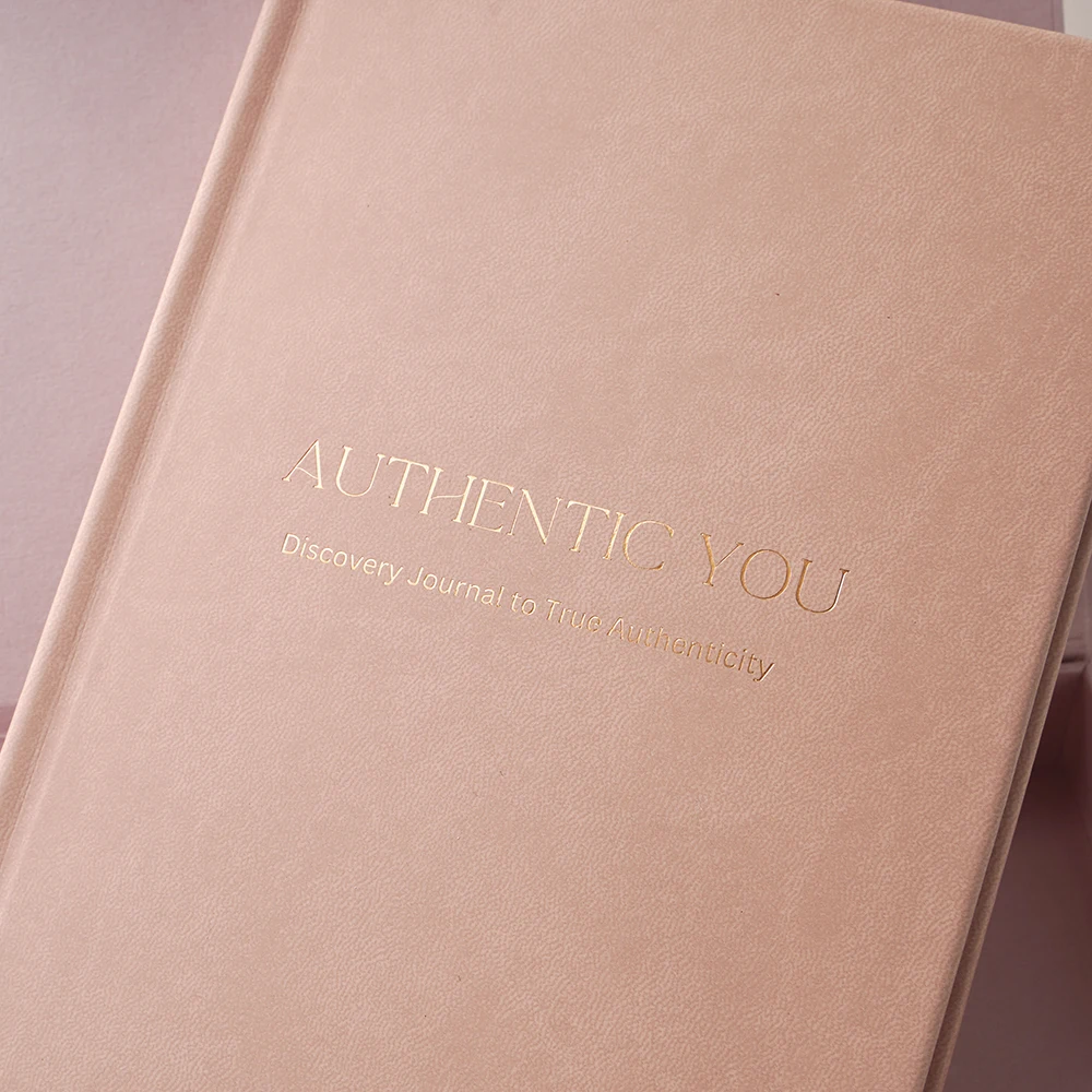 Wholesale Custom A5 Pu Leather Authentic Inspirational Journal Business Notebook Printing With Gift Box