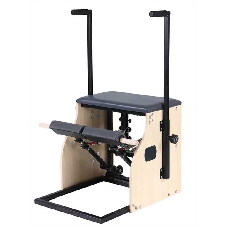 Wholesale Folding Stable Eco Gym Fitness Equipment  Handles Reformer Machine Spring Yoga Combo Winds Wunda Pilates Chair