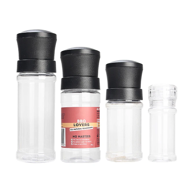 Original Manual Non-Adjustable Pepper Grinder Seasoning Jar Salt Spice Grinder Bottle manual herb pepper grinder