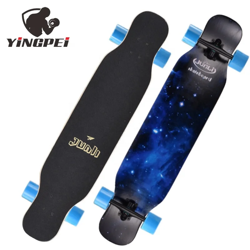 YINGPEI Comfortable Pro Longboard 7 Ply Chinese Maple Cruising Sporting Long Skateboard best selling adult four-wheels