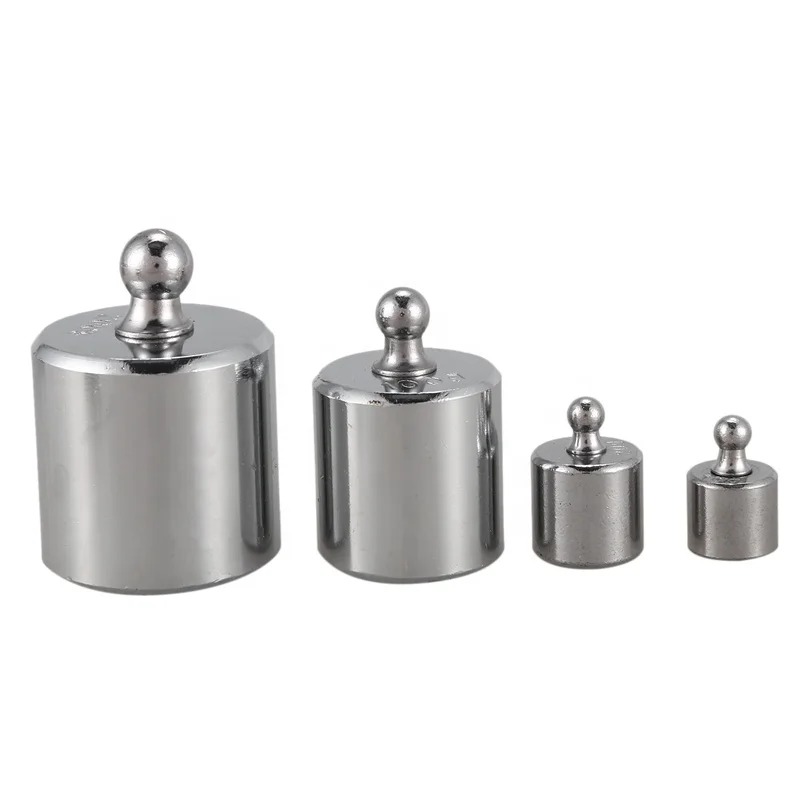 8Pcs 1000G Chrome Weight Set Calibrated Electronic Balance Palm Correction M2 Standard Weight