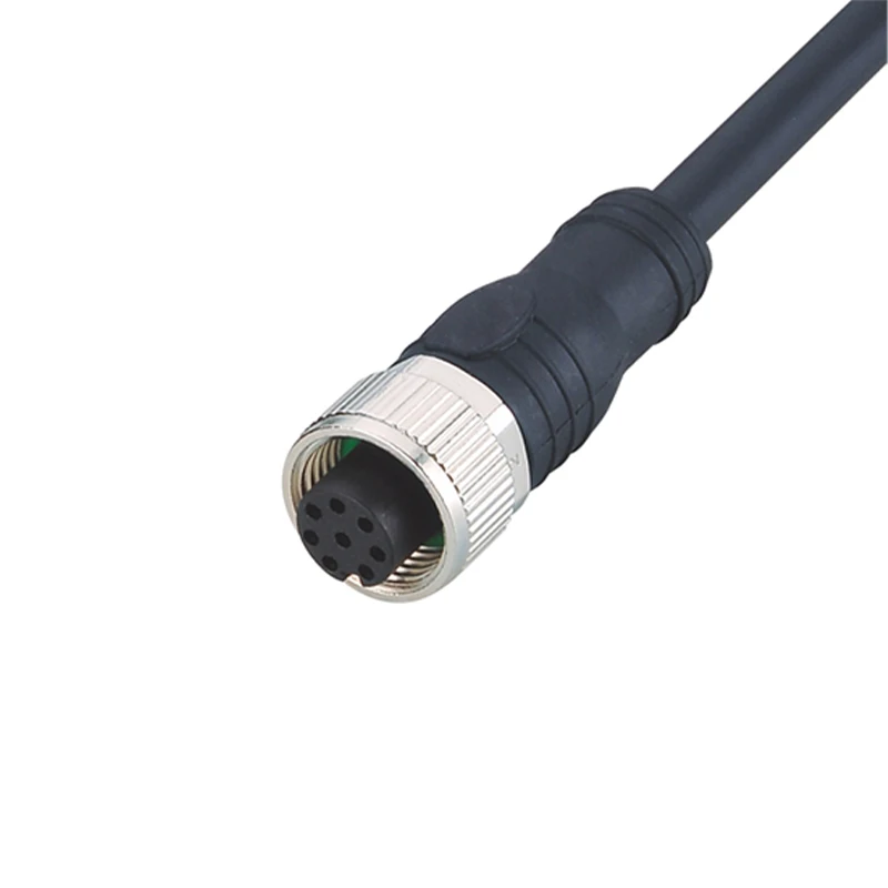 M12 waterproof 2.3.4.5.6.7.8 PIN Male Female Sensor Cable connector
