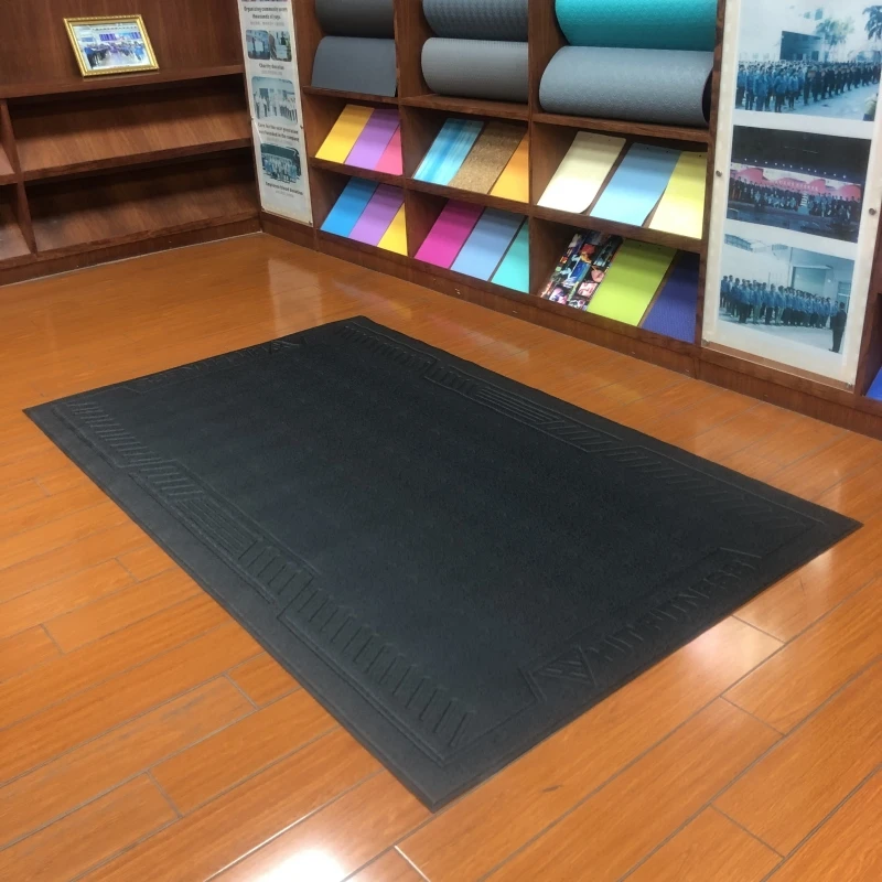 high density treadmill Spining bike mat  PVC foam fitness equipment folding exercise mat