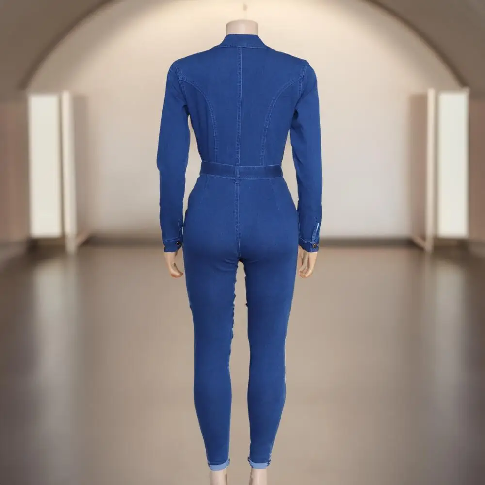 Good Selling Africa denim jumpsuit women elastic force pantalon jean pour femme girdle jeans pants for women