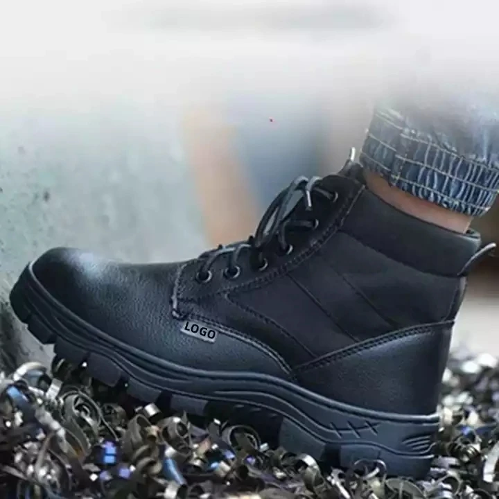 Оптовая продажа, женские туфли со стальным носком на заказ, нескользящая рабочая обувь, мужская легкая дышащая защитная обувь