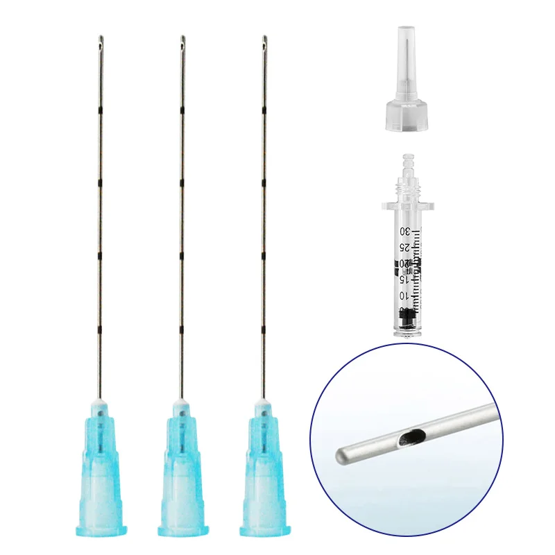 Шприц microcannula 25 г 38 мм 40 50 70 одноразовый шприц с тупым