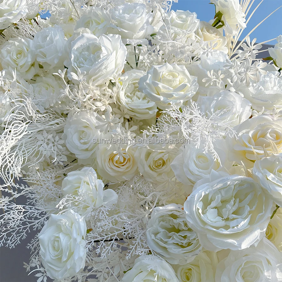 Sunwedding 3d Wedding Arch Artificial Flower Decoration Wedding Backdrop Floral Arch