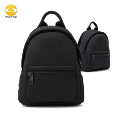 light weight neoprene backpack waterproof daily daypack unisex school bags with bottle pocket washable strong zipper book bags