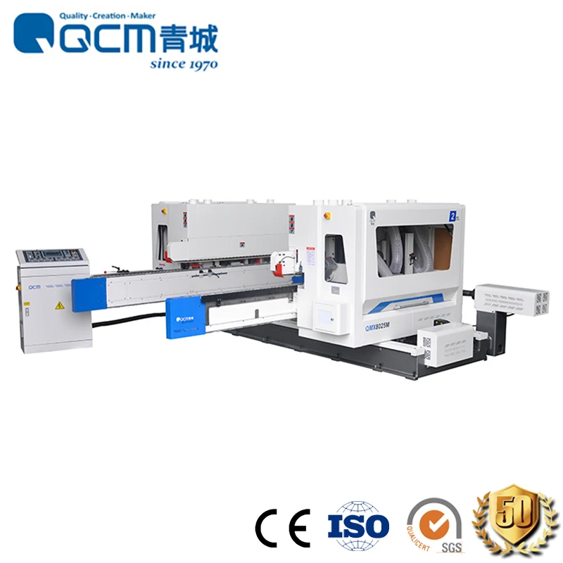 QMX8025M двухконцевая машина с ЧПУ 6 шпинделями для тенонирования